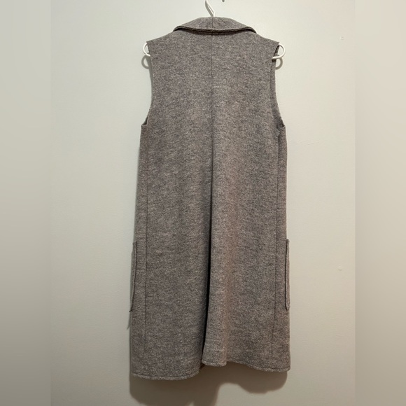 Tahari Gray Wool Cardigan 07 - Picture 8 of 16